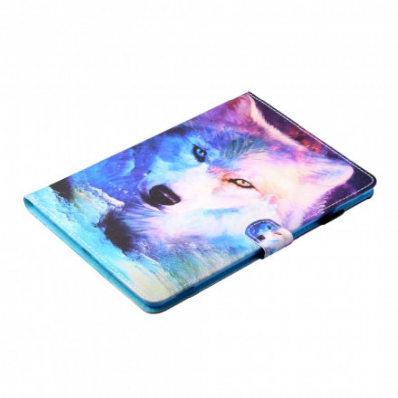 Folio Deksel Til Samsung Galaxy Tab A7 (2020) Wolf Art