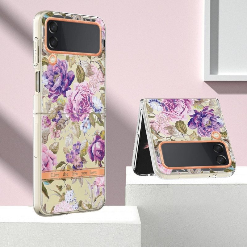 Deksel Til Samsung Galaxy Z Flip 4 Folio Deksel Floral