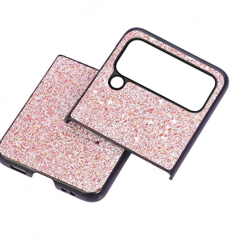 Deksel Til Samsung Galaxy Z Flip 4 Folio Deksel Glitter Hud