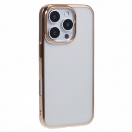 Deksel Til iPhone 16 Pro Max Metal Effect Edge X-level