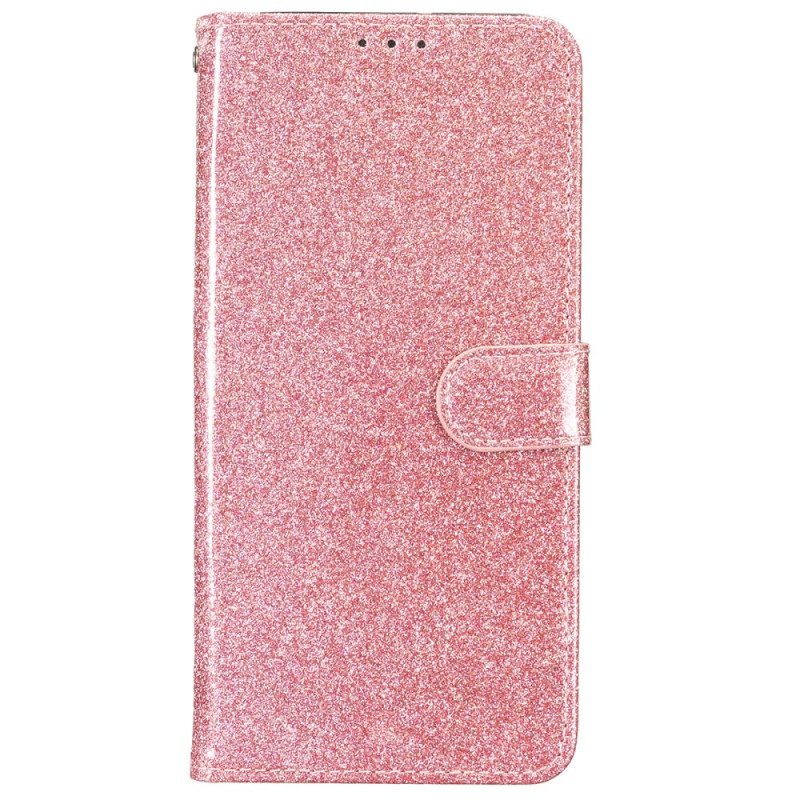 Folio Deksel iPhone 16 Pro Max Glitter Beskyttelse Deksel