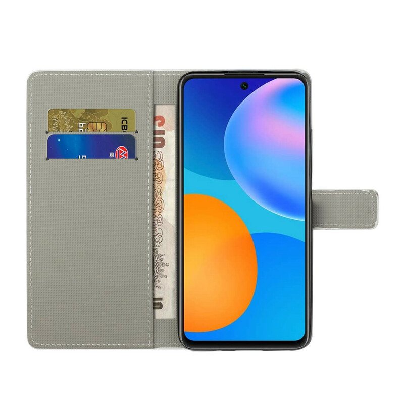 Folio Deksel Til Xiaomi Redmi Note 10 5G Galaxy Design