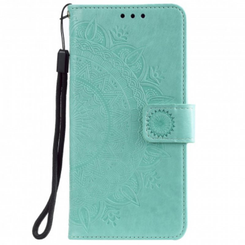 Folio Deksel Til Xiaomi Redmi Note 10 5G Sol Mandala