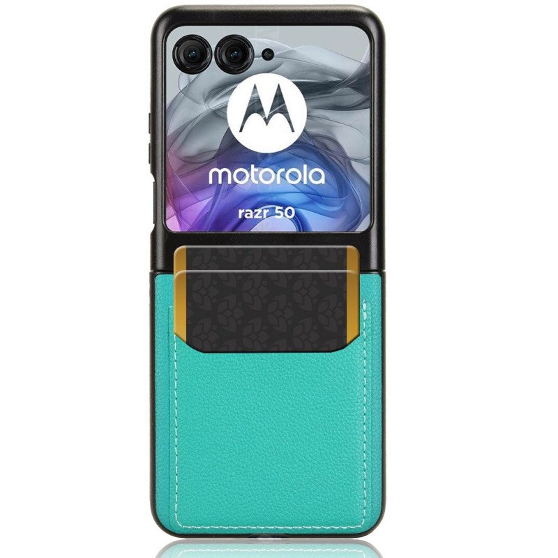 Deksel Motorola Razr 50 Dobbel Kortholder