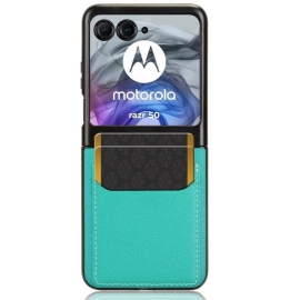 Deksel Motorola Razr 50 Dobbel Kortholder