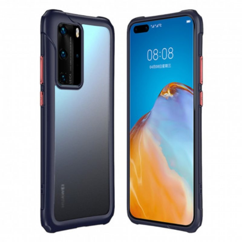 Deksel Til Huawei P40 Pro Gjennomsiktig Matt Leeu-design