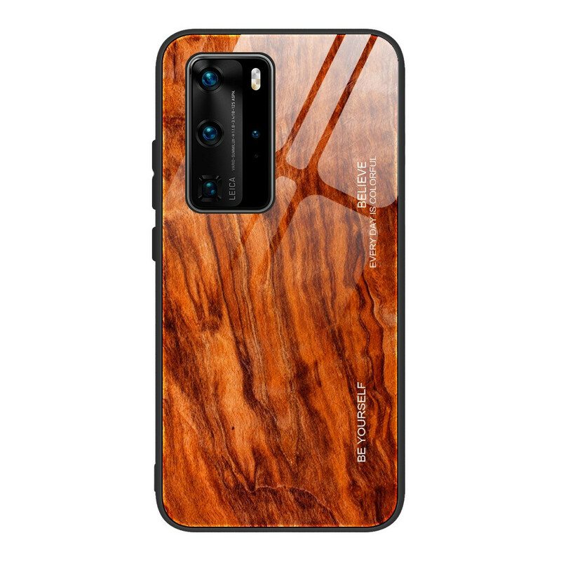 Deksel Til Huawei P40 Pro Tredesign Herdet Glass