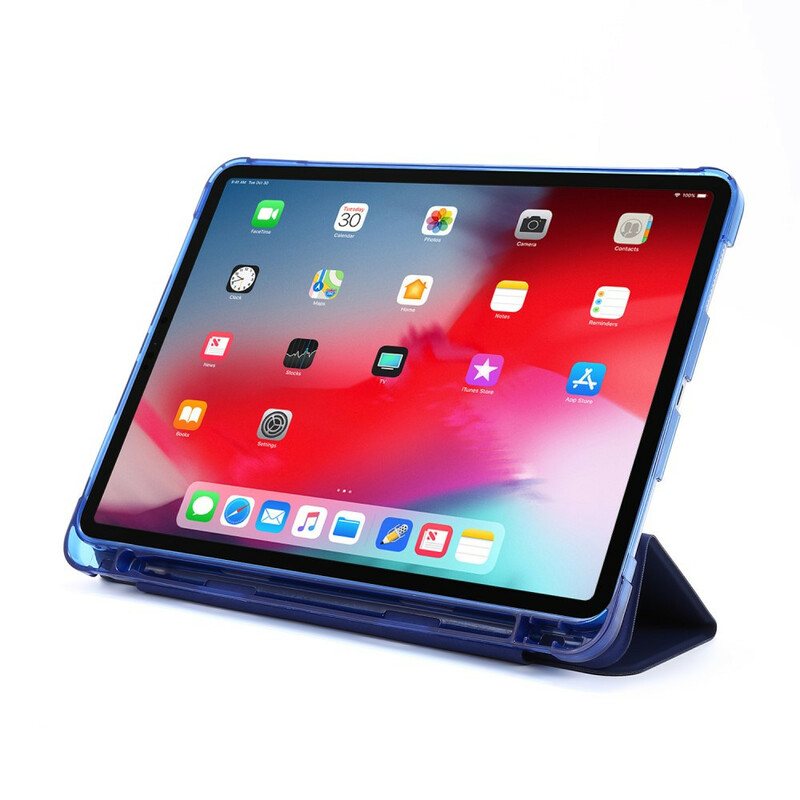 Beskyttelse Deksel Til iPad Pro 12.9" (2021) Blyantveske I Kunstskinn