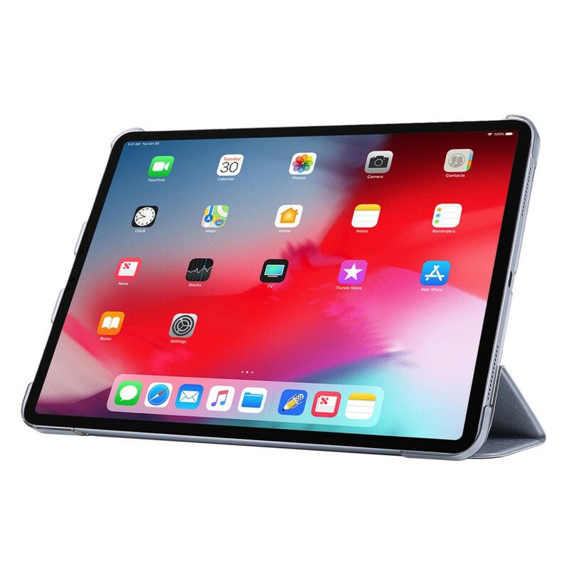 Beskyttelse Deksel Til iPad Pro 12.9" (2021) Tekstur Av Imitert Skinn