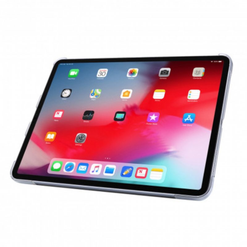 Beskyttelse Deksel Til iPad Pro 12.9" (2021) Tekstur Av Imitert Skinn