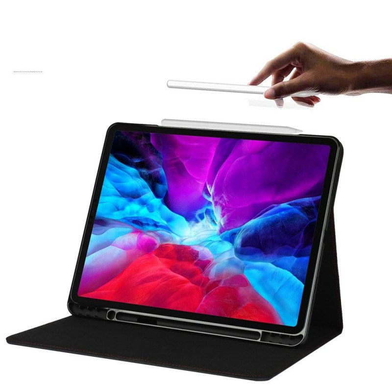 Case Til iPad Pro 12.9" (2021) Ekte Litchi-skinn