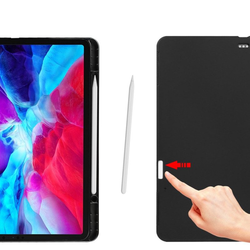 Case Til iPad Pro 12.9" (2021) Ekte Litchi-skinn