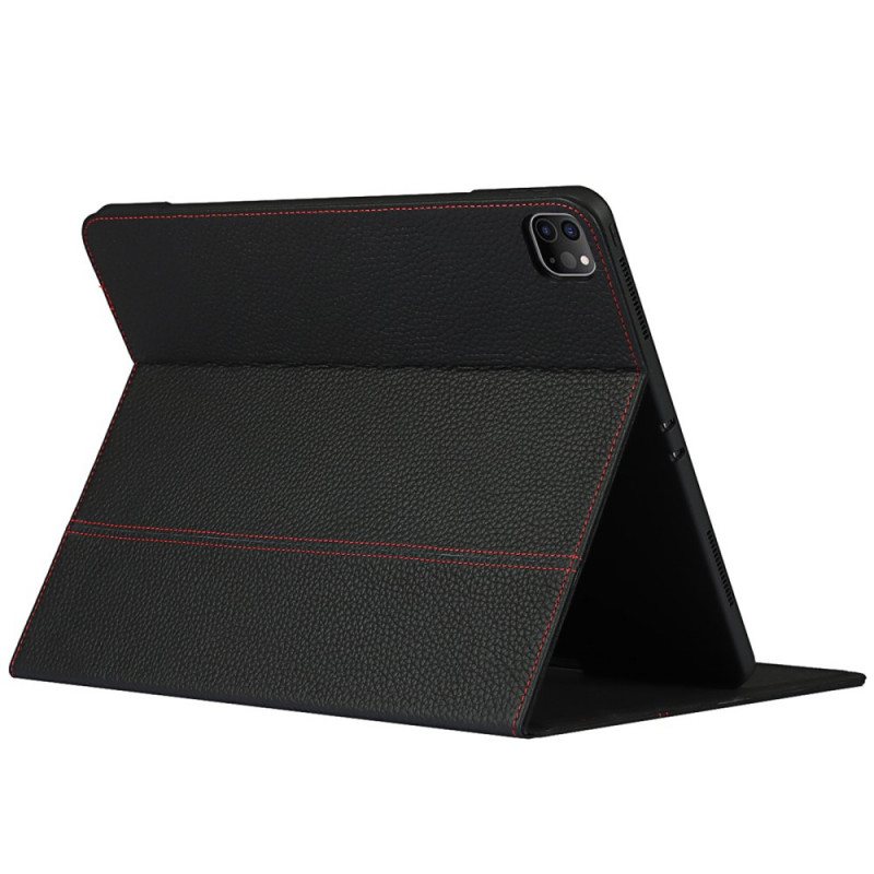 Case Til iPad Pro 12.9" (2021) Ekte Litchi-skinn