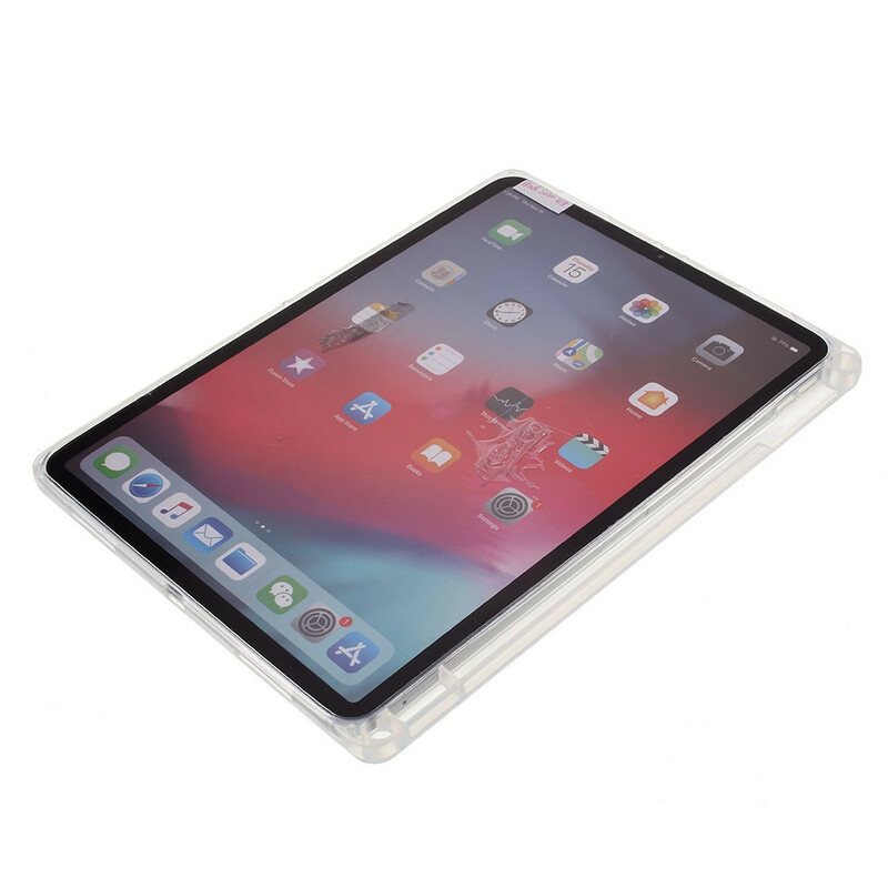 Deksel Til iPad Pro 12.9" (2021) Gjennomsiktig Blyantholder