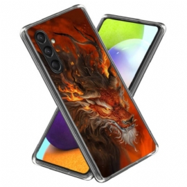 Deksel Samsung Galaxy A16 5g Fire Tiger Silikon