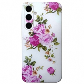 Deksel Samsung Galaxy A16 5g Mobildeksel Elegant Blomstermønster