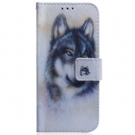 Folio Deksel Samsung Galaxy A16 5g Akvarellhund