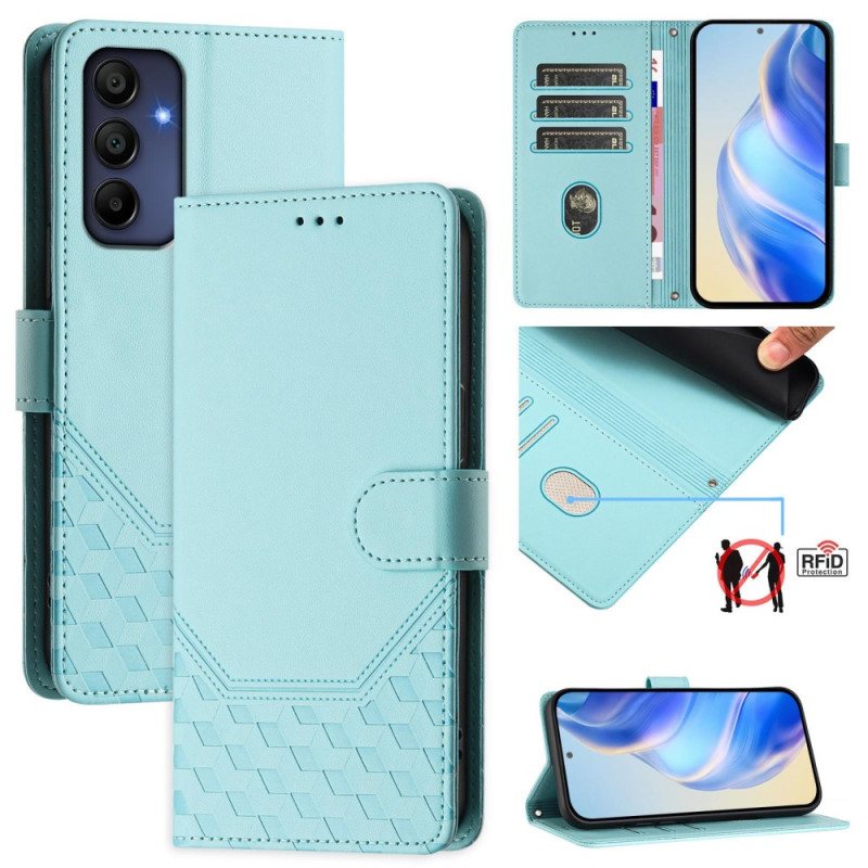 Folio Deksel Samsung Galaxy A16 5g Honeycomb Mønster