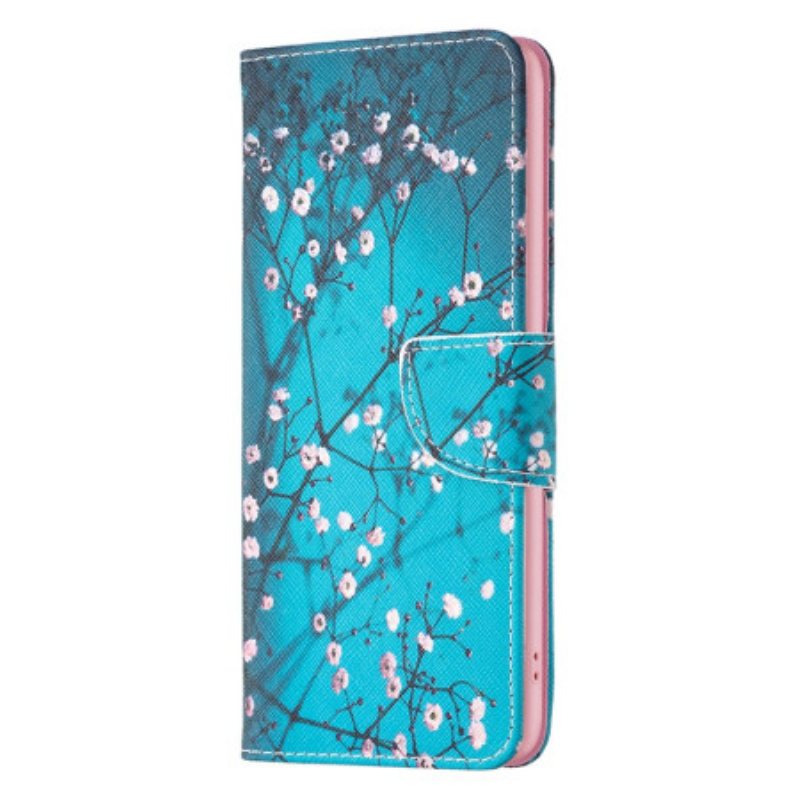 Folio Deksel Samsung Galaxy A16 5g Plommeblomster