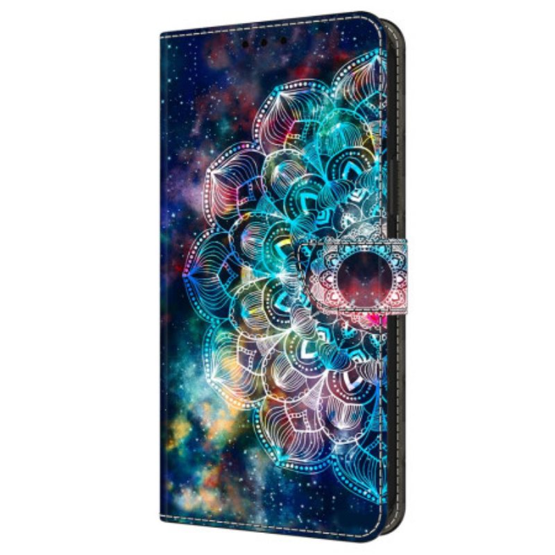 Folio Deksel Til Samsung Galaxy A16 5g Gyroskopisk Blomstermønster