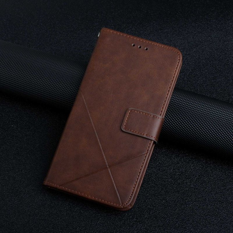 Folio Deksel Til Xiaomi Redmi A1 X Design Geo Leather Style