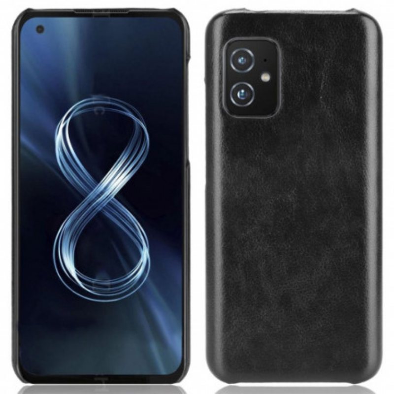 Deksel Til Asus Zenfone 8 Litchi Skinneffekt