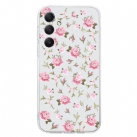 Deksel Samsung Galaxy S24 Fe Blomster Beskyttelse Deksel