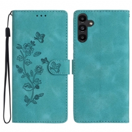 Folio Deksel Samsung Galaxy S24 Fe Fleuretter