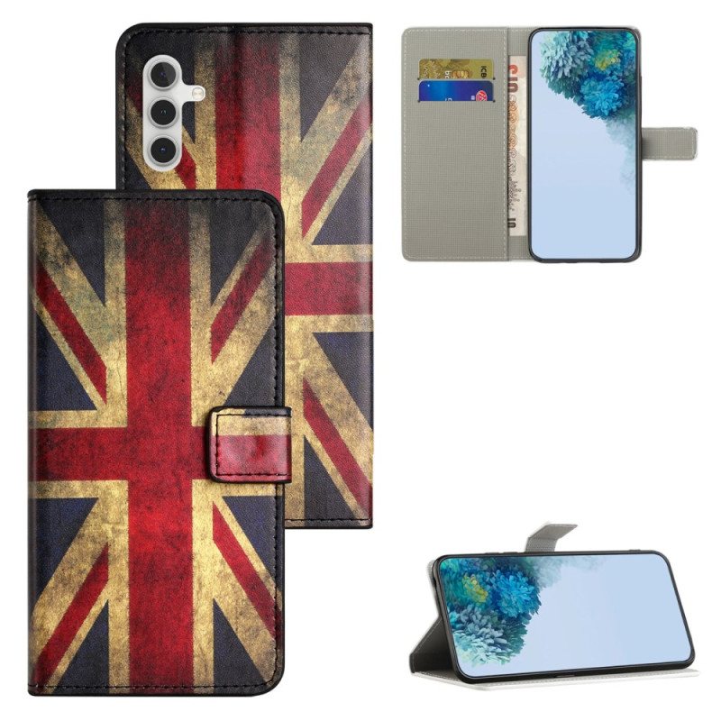 Samsung Galaxy S24 Fe Med Union Jack-mønster