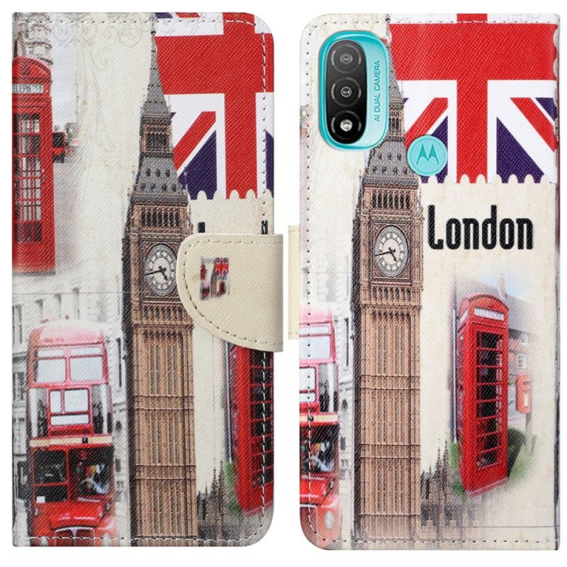 Folio Deksel Til Moto G71 5G Livet I London