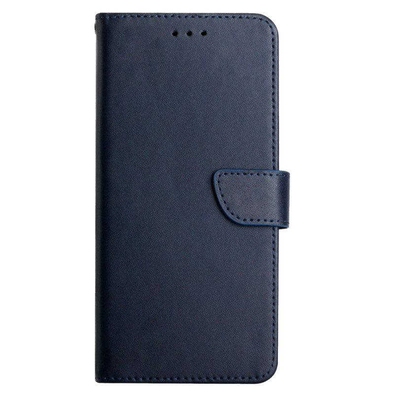 Folio Deksel Til Sony Xperia 5 IV Ekte Nappa Textured Leather