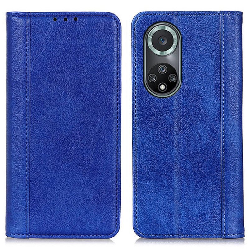 Beskyttelse Deksel Til Honor 50 Pro Folio Deksel Pro Elegance Split Litchi Leather