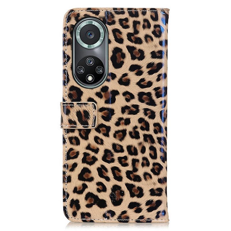 Folio Deksel Til Huawei Nova 9 Pro Vanlig Leopard