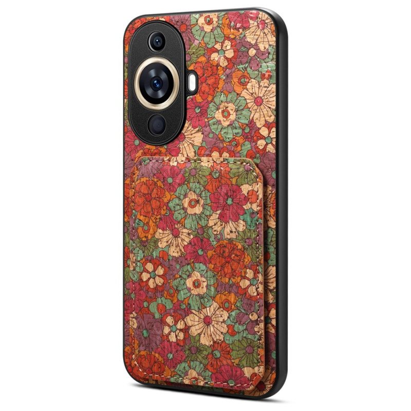 Deksel Huawei Nova 12s Blomstermønster