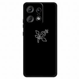 Deksel Motorola Edge 50 Pro Blomstergrafikk