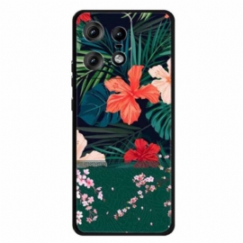 Deksel Til Motorola Edge 50 Pro Blomster