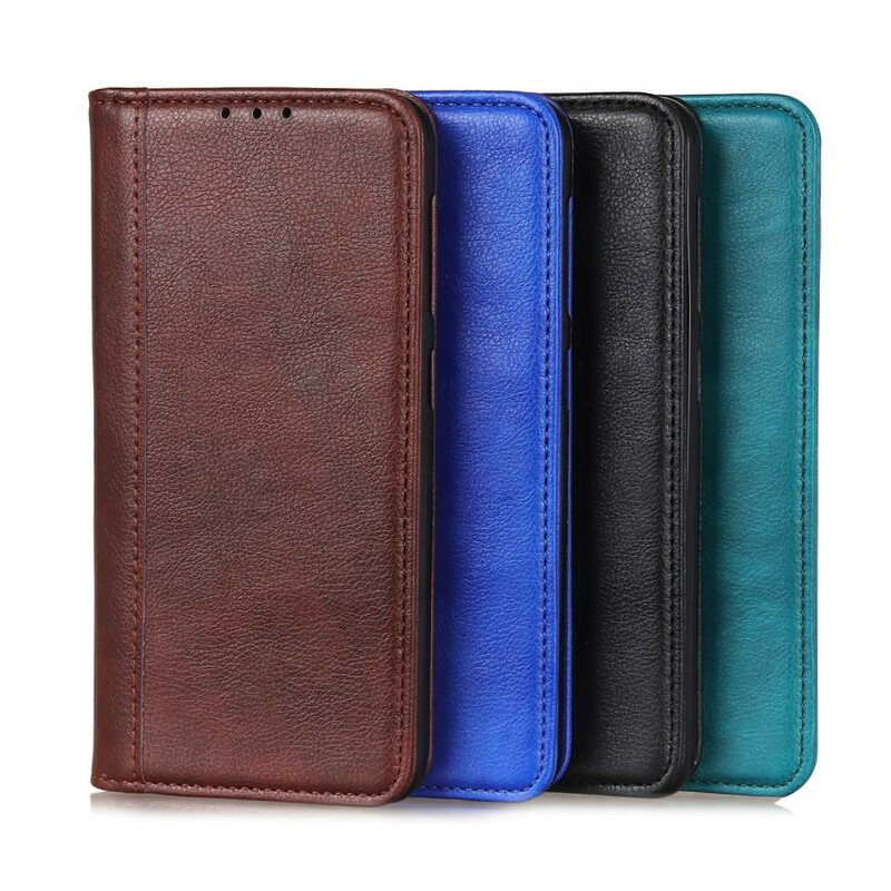 Beskyttelse Deksel Til iPhone 13 Mini Folio Deksel Elegance Split Litchi Leather