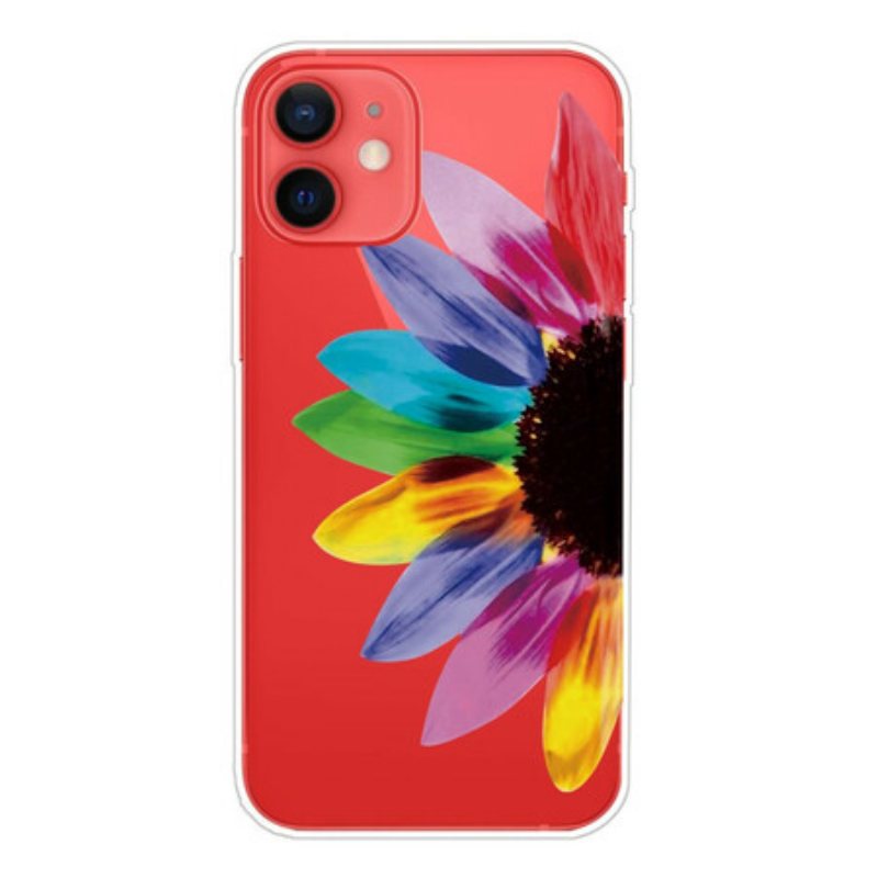 Deksel Til iPhone 13 Mini Fargerik Blomst