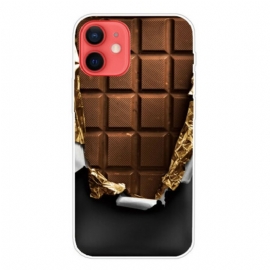 Deksel Til iPhone 13 Mini Fleksibel Sjokolade