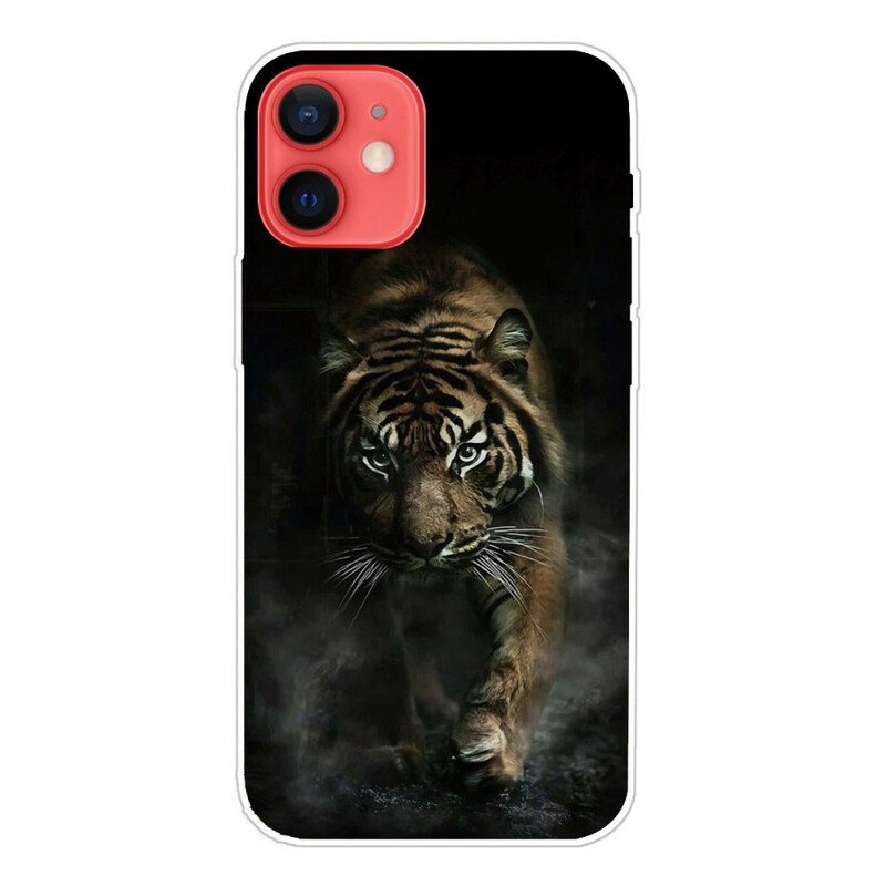 Deksel Til iPhone 13 Mini Fleksibel Tiger