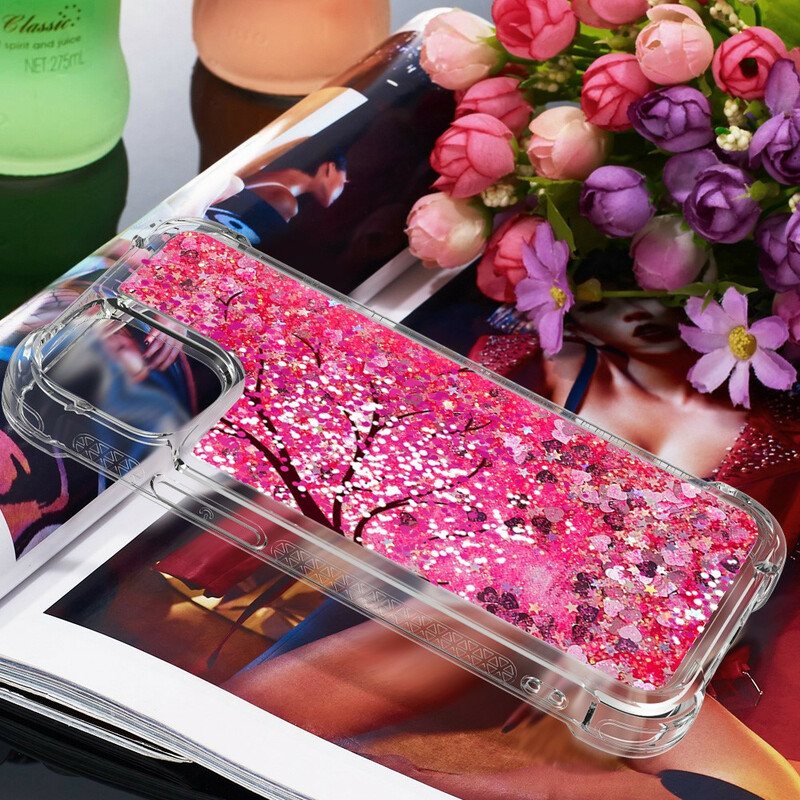 Deksel Til iPhone 13 Mini Glittertre