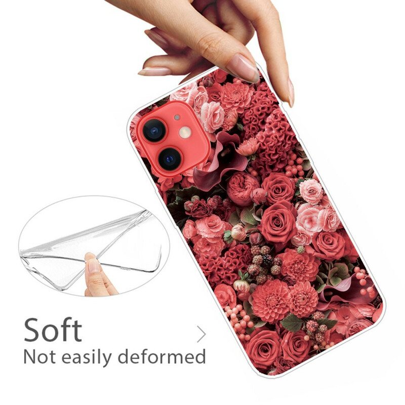 Deksel Til iPhone 13 Mini Intense Blomster