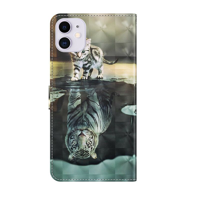 Folio Deksel Til iPhone 13 Mini Ernest The Tiger