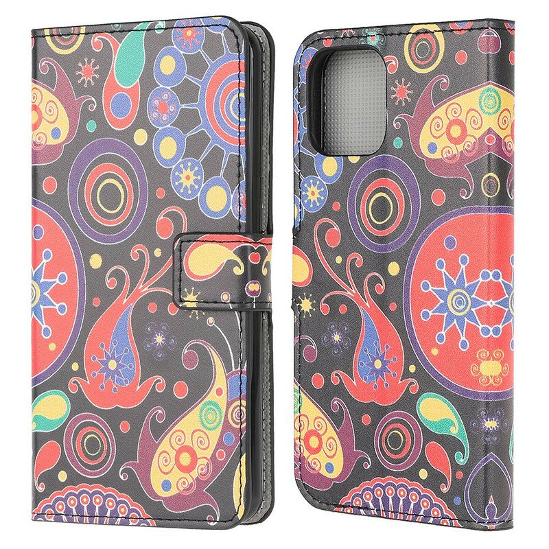 Folio Deksel Til iPhone 13 Mini Galaxy Design