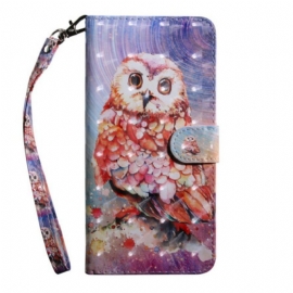 Lærdeksel Til iPhone 13 Mini Lys Flekk Germain The Owl