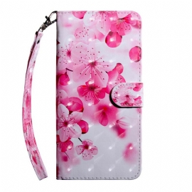 Lærdeksel Til iPhone 13 Mini Lys Spot Blomster Blossom