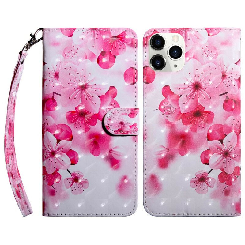 Lærdeksel Til iPhone 13 Mini Lys Spot Blomster Blossom