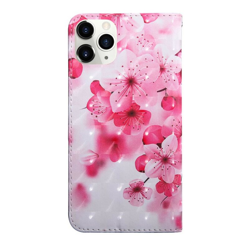 Lærdeksel Til iPhone 13 Mini Lys Spot Blomster Blossom