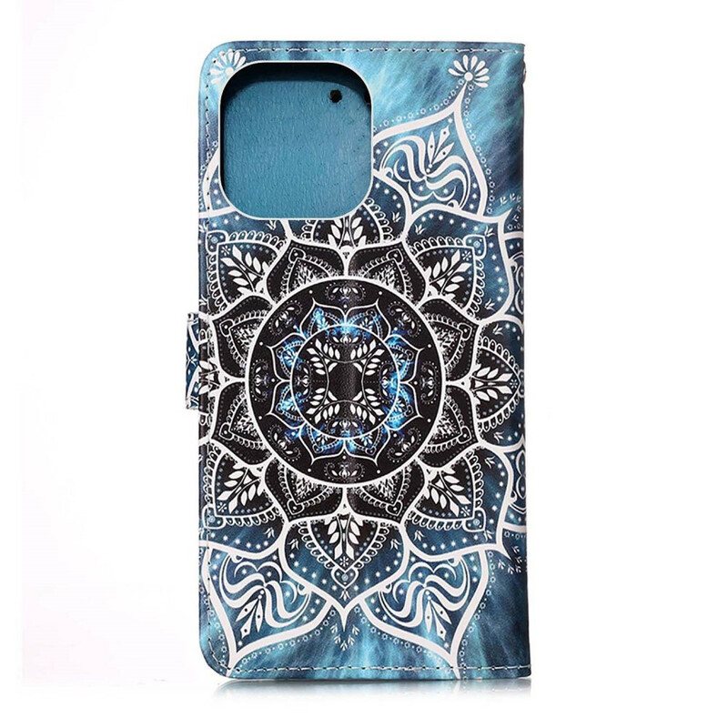 Lærdeksel Til iPhone 13 Mini Mandala I Himmelen