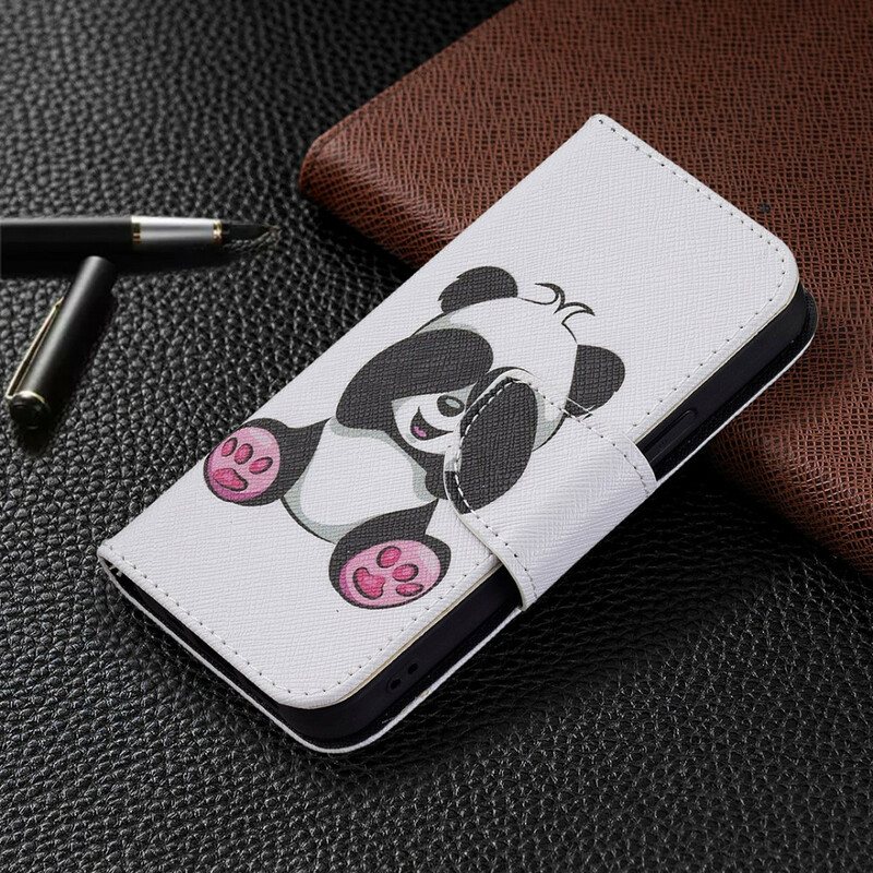 Lærdeksel Til iPhone 13 Mini Panda Moro